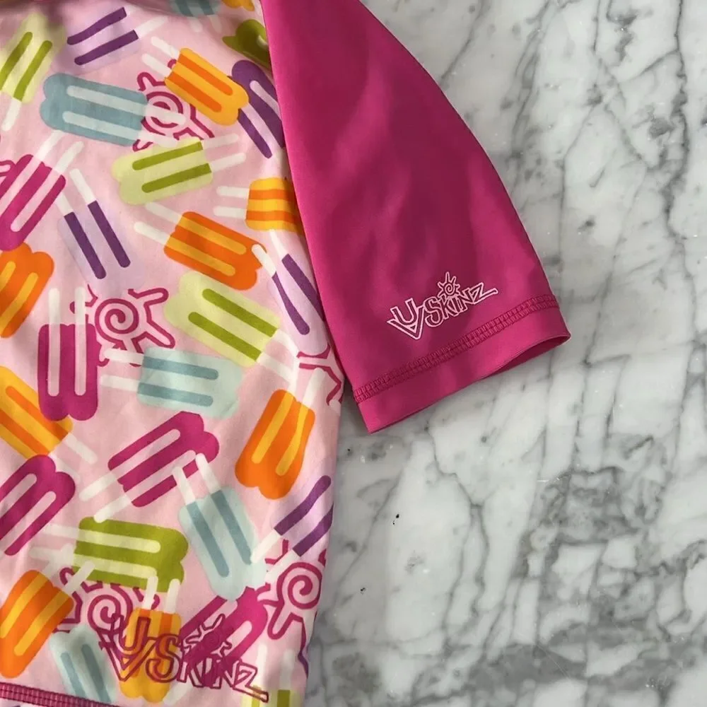 UV Skinz Popsicle rash guard Sz 4T